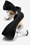 Women's Stiletto Shoes; Black - 4