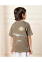 Boys Olive Embroidered T-Shirt - 3