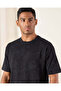 Men Black Plain T-Shirt - 4