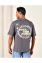 Men Charcoal Printed T-Shirt - 3