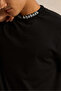 Men Black Printed T-Shirt - 4