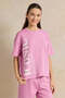 Senior Girls Pink Printed Top