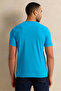 Men Blue Placement Print T-Shirt - 3
