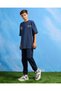 Senior Boys Blue Printed Oversize T-Shirt - 2