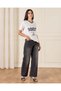 Women Ivory Prined T-Shirt - 2