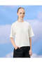 Senior Girls White Scuba Top