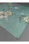 Turquoise Background Floral Pattern Bouquet Wrapping Paper Transparent Flower Wrapping & Gift Packaging 57X57 4 Pieces - 5