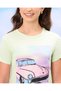 Senior Girls Mint Printed T-Shirt - 4