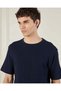 Men Navy Basic T-Shirt - 4