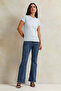 Women Blue Printed T-Shirt - 2