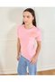 Senior Girls Pink Printed T-Shirt - 5