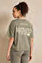 Women Green Printed Active T-Shirt - 3
