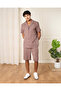 Men Beige Solid Lounge T-Shirt - 2