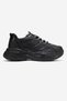 Yan Ring Patterned Women's Sports Shoes Black Black - 2