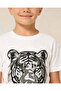 Boys White Printed T-Shirt - 3