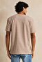 Men Beige Printed T-Shirt - 3