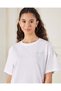 Senior Girls White Printed Oversize T-shirt - 4