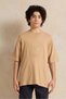 Senior Boys Beige Oversize T-Shirt