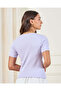 Women Lilac Printed T-Shirt - 3
