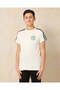 Senior Boys White Printed T-Shirt