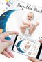 Baby Memory Blanket Fleece, Newborn Monthly Concept Photo Shoot Blanket Cover - 4