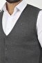 Men's Smoked Slim Fit Knitwear Vest - 4