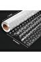 Christmas Snowflake Patterned Opp Clear Roll Gelatin, Flower & Gift Packaging, 20 Micron-1Meter X50M