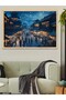 Night Market One Piece Wooden Framed Painting