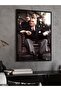 Mustafa Kemal Atatürk One Piece Black Wooden Framed Painting - 5