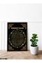Prayer for Abundance One Piece Black Wooden Framed Painting - 2