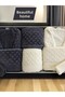 8 Piece Wicker Family Bathrobe Set - Dowry Set - 100% Cotton - Original Luxury Box - 3