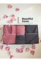 8 Piece Wicker Family Bathrobe Set - Dowry Set - 100% Cotton - Original Luxury Box - 3