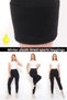 Women's and Men's Daily Black High Waist Sauna Plush Thermal Tightsmodaking - 5