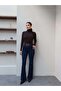 Dark Navy Flared Jeans - 2