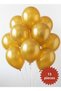 Set of 15 Metallic Gold Balloons 12 Inch (30 cm) |   Helium Compatible, Party and Decoration Balloon