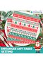 1 Pack (20 Pieces) Red White Green Snowflake Pine Tree Patterned Napkins Christmas Ornament - 7