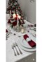 Handmade decorative snowflake napkin ring (6 pieces) - christmas concept