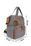 Mother Baby Care Backpack with Strap Attachment and Mommy Bag Shoulder Bag Keychain Set of 2 - 2