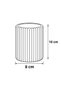 Decorative Pen Holder / Brush Holder – Modern Cylindrical Design |   Makeup Organizer |   Desk Organizer - 3
