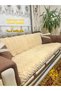 Sponge Sofa Cover New Fashion Capuchino Color Anti-Slip 210*170 cm 1 Piece - 6
