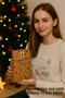 20 Pcs 13X24 cm Kraft Christmas Patterned Stand up Gift Box Packaging Package - 2