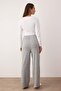 Gri Yumoş Örme Pantolon TWOAW21PL0094 - 4