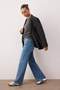 Mavi Yüksek Bel Comfort/Esnek Wide Leg/Geniş Paça Jeans TWOAW26JE00252 - 2