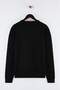 Siyah Oversize/Geniş Kesim Waffle Dokulu Uzun Kol Düğmeli T-shirt TMNAW26TS00004 - 8