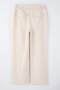 Ekru Pamuklu Gabardin Kemerli Wide Leg/Geniş Paça Pantolon TBBAW26AR00025 - 10