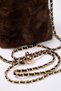 Brown Faux Fur Crossbody Women's Shoulder and Phone Bag Takaw26Oc00083 - 6