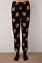 Siyah %100 Pamuklu Ayıcıklı Örme Pijama Takımı THMAW23PT00514 - 3