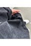 طقم نسائي مريح وأنيق بقماش ثنائي الخيوط وغسل ناعم، بقصة واسعة - 9033-9034 - 6