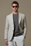 Afel Sports Men's Blazer Jacket Slim Fit Beige
