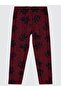 Floral Patterned Leggings for Ages 6-9 - Red 7-8 Years - 2
